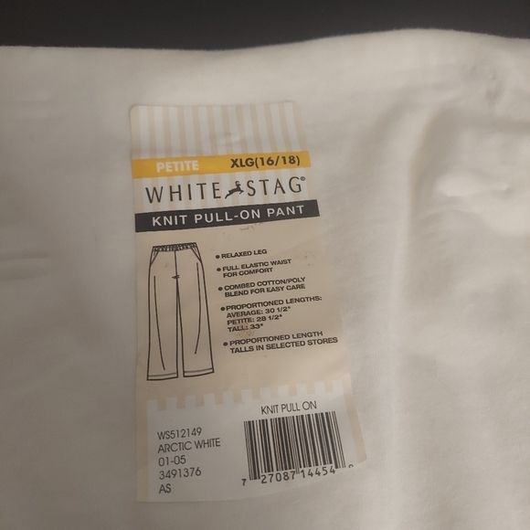 White Stag Petite Knit Pull-On Pants Size Extra Large Petite - Picture 2 of 7